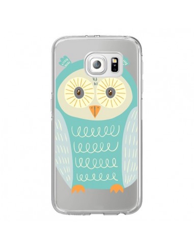 Coque Hibou Owl Transparente pour Samsung Galaxy S6 Edge - Petit Griffin
