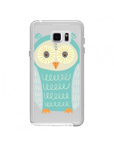 Coque Hibou Owl Transparente pour Samsung Galaxy Note 5 - Petit Griffin