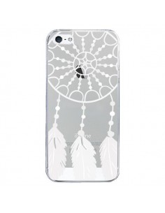 Coque iPhone 5/5S et SE Attrape Rêves Blanc Dreamcatcher...