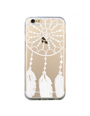Coque iPhone 6 et 6S Attrape Rêves Blanc Dreamcatcher Transparente - Petit Griffin
