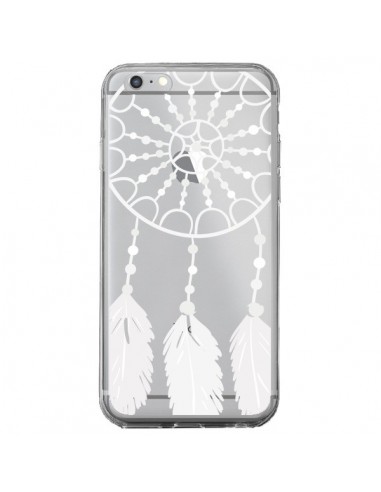 Coque iPhone 6 Plus et 6S Plus Attrape Rêves Blanc Dreamcatcher Transparente - Petit Griffin