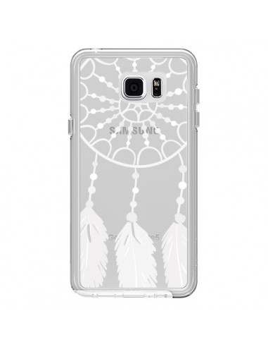 Coque Attrape Rêves Blanc Dreamcatcher Transparente pour Samsung Galaxy Note 5 - Petit Griffin