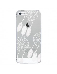 Coque iPhone 5/5S et SE Attrape Rêves Blanc Dreamcatcher...