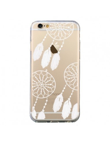 Coque iPhone 6 et 6S Attrape Rêves Blanc Dreamcatcher Triple Transparente - Petit Griffin
