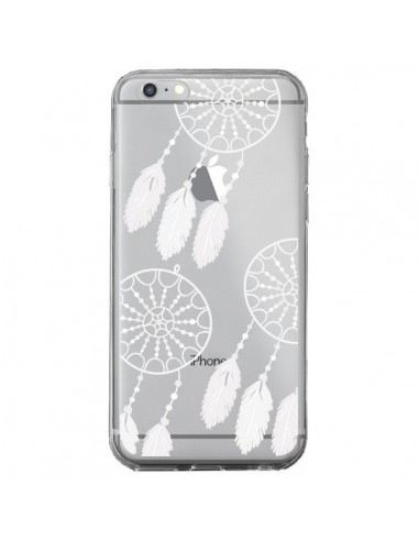 Coque iPhone 6 Plus et 6S Plus Attrape Rêves Blanc Dreamcatcher Triple Transparente - Petit Griffin