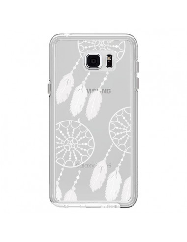 Coque Attrape Rêves Blanc Dreamcatcher Triple Transparente pour Samsung Galaxy Note 5 - Petit Griffin