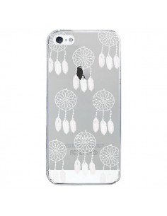 Coque iPhone 5/5S et SE Attrape Rêves Blanc Dreamcatcher...