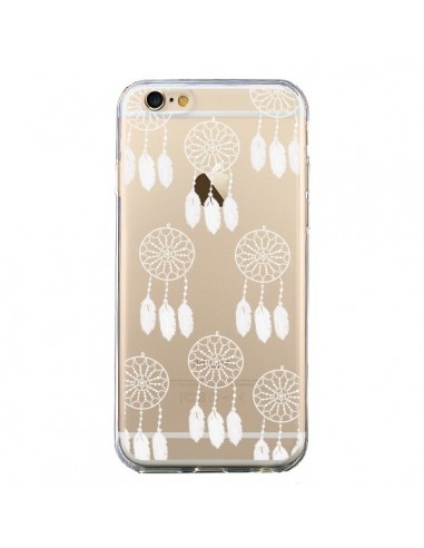 Coque iPhone 6 et 6S Attrape Rêves Blanc Dreamcatcher Mini Transparente - Petit Griffin