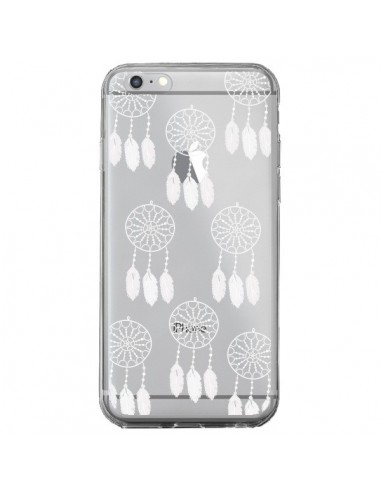 Coque iPhone 6 Plus et 6S Plus Attrape Rêves Blanc Dreamcatcher Mini Transparente - Petit Griffin
