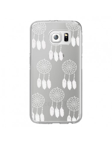 Coque Attrape Rêves Blanc Dreamcatcher Mini Transparente pour Samsung Galaxy S7 Edge - Petit Griffin