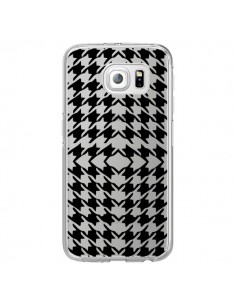 Coque Vichy Carre Noir Transparente pour Samsung Galaxy...