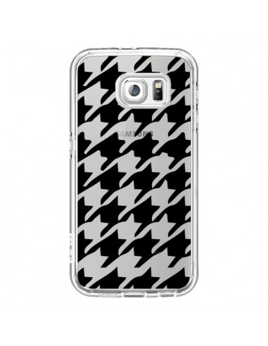 Coque Vichy Gros Carre noir Transparente pour Samsung Galaxy S7 - Petit Griffin