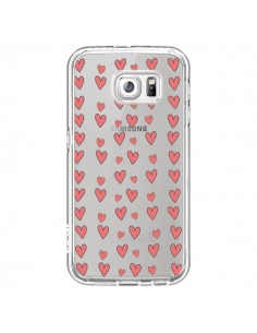 Coque Coeurs Heart Love Amour Rouge Transparente pour...