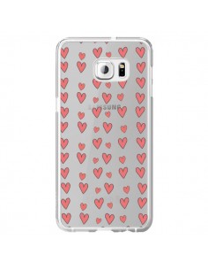 Coque Coeurs Heart Love Amour Rouge Transparente pour...