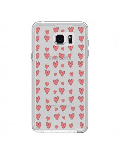 Coque Coeurs Heart Love Amour Rouge Transparente pour...