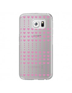Coque Coeurs Heart Love Amour Rose Transparente pour...