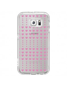 Coque Coeurs Heart Love Amour Rose Transparente pour...