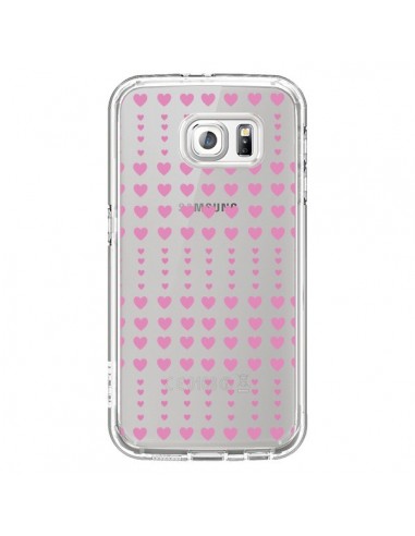 Coque Coeurs Heart Love Amour Rose Transparente...