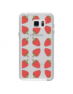 Coque Fraise Fruit Strawberry Transparente pour Samsung...