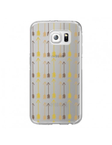 Coque Fleche Arrow Transparente pour Samsung Galaxy S6 Edge - Petit Griffin