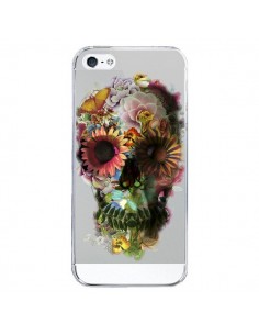 Coque iPhone 5/5S et SE Skull Flower Tête de Mort...