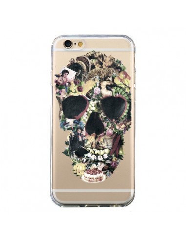 Coque iPhone 6 et 6S Skull Vintage Tête de Mort Transparente - Ali Gulec