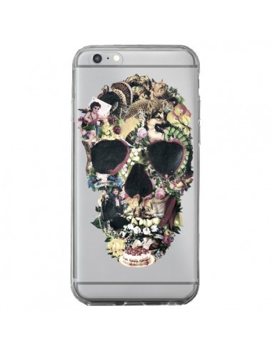 Coque iPhone 6 Plus et 6S Plus Skull Vintage Tête de Mort Transparente - Ali Gulec