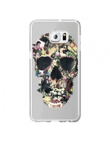Coque Skull Vintage Tête de Mort Transparente pour Samsung Galaxy S6 Edge Plus - Ali Gulec