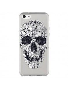 Coque iPhone 5C Doodle Skull Dessin Tête de Mort...