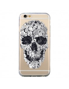 Coque iPhone 6 et 6S Doodle Skull Dessin Tête de Mort...
