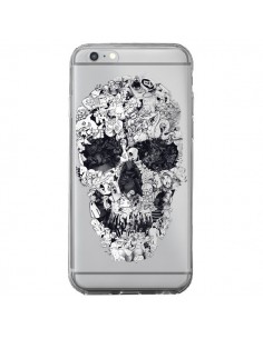 Coque iPhone 6 Plus et 6S Plus Doodle Skull Dessin Tête...