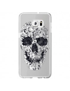 Coque Doodle Skull Dessin Tête de Mort Transparente pour...