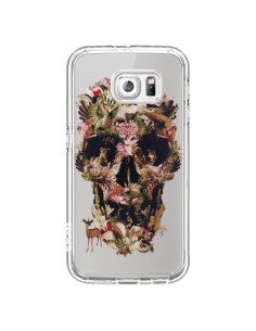 Coque Jungle Skull Tête de Mort Transparente pour Samsung...
