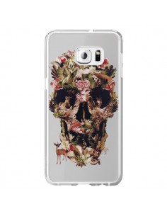 Coque Jungle Skull Tête de Mort Transparente pour Samsung...