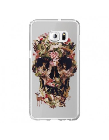 Coque Jungle Skull Tête de Mort Transparente pour Samsung Galaxy S6 Edge Plus - Ali Gulec