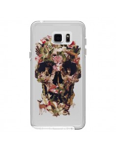 Coque Jungle Skull Tête de Mort Transparente pour Samsung...