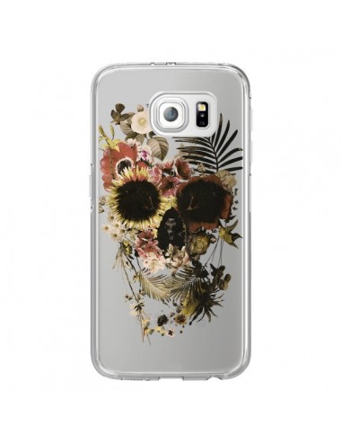 Coque Garden Skull Tête de Mort Transparente pour Samsung Galaxy S6 Edge - Ali Gulec