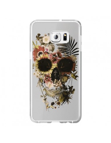 Coque Garden Skull Tête de Mort Transparente pour Samsung Galaxy S6 Edge Plus - Ali Gulec