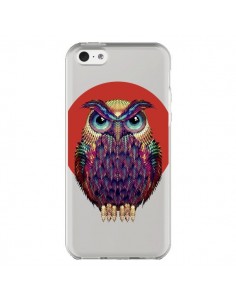 Coque iPhone 5C Chouette Hibou Owl Transparente - Ali Gulec