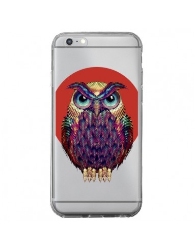 Coque iPhone 6 Plus et 6S Plus Chouette Hibou Owl Transparente - Ali Gulec