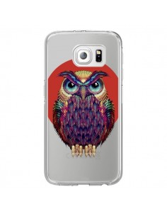 Coque Chouette Hibou Owl Transparente pour Samsung Galaxy...