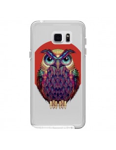 Coque Chouette Hibou Owl Transparente pour Samsung Galaxy...