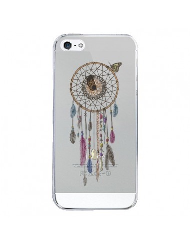 Coque iPhone 5/5S et SE Attrape-rêves Lakota Transparente - Rachel Caldwell