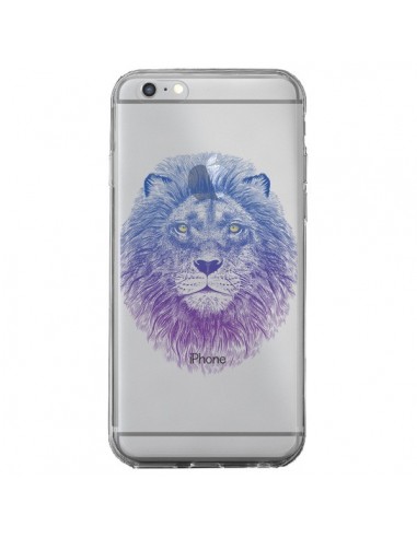 Coque iPhone 6 Plus et 6S Plus Lion Animal Transparente - Rachel Caldwell