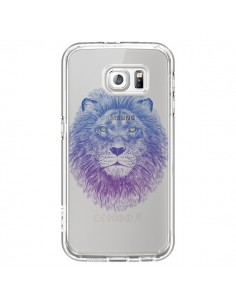 Coque Lion Animal Transparente pour Samsung Galaxy S6 -...