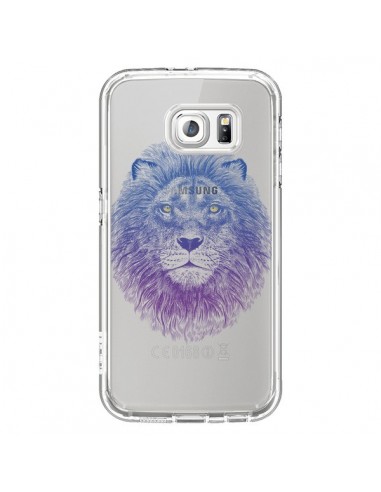 Coque Lion Animal Transparente pour Samsung Galaxy S6 - Rachel Caldwell
