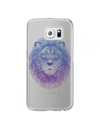 Coque Lion Animal Transparente pour Samsung Galaxy S6 Edge - Rachel Caldwell