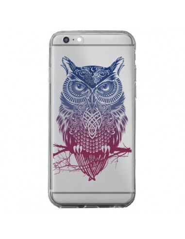 Coque iPhone 6 Plus et 6S Plus Hibou Chouette Owl Transparente - Rachel Caldwell