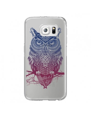 Coque Hibou Chouette Owl Transparente pour Samsung Galaxy S6 Edge - Rachel Caldwell