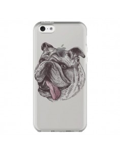 Coque iPhone 5C Chien Bulldog Dog Transparente - Rachel...
